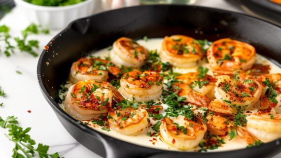 Creamy Garlic Shrimp Recipe
