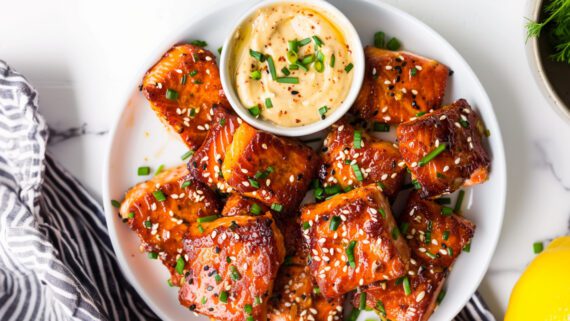 Crispy Spicy Salmon Bites Recipe