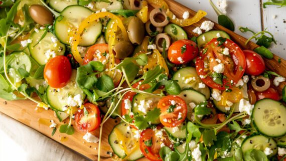Mediterranean Cucumber Salad