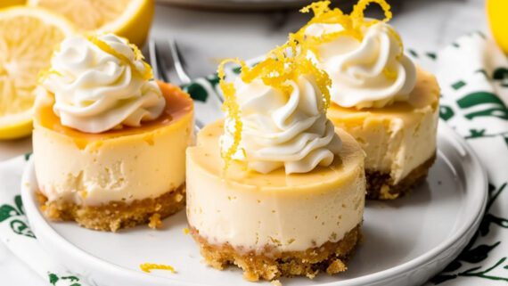 Mini Lemon Cheesecakes Recipe