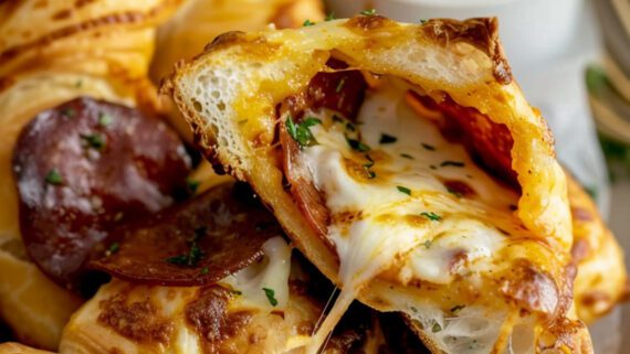 Pepperoni Pizza Puffs Recipe