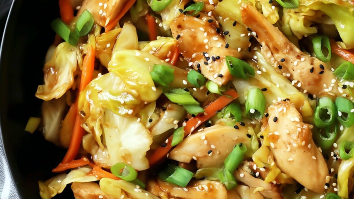 Chinese Chicken Cabbage Stir Fry Recipe