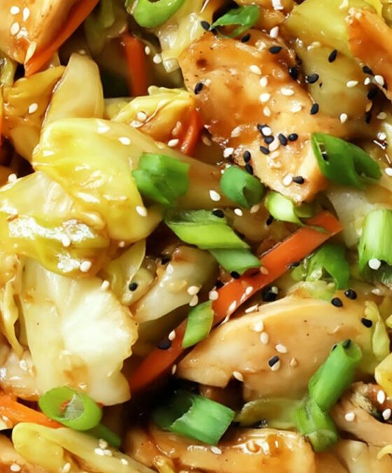 Chinese Chicken Cabbage Stir Fry Recipe