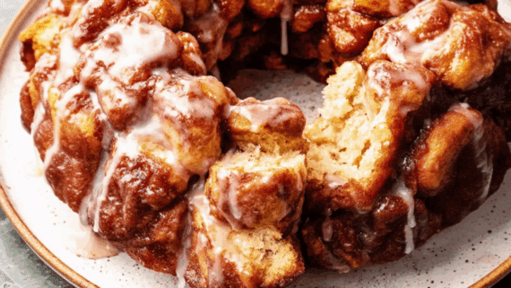 Monkey Bread with Vanilla Glaze Recipe