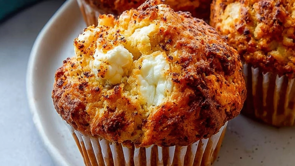 Apple Cinnamon Cottage Cheese Muffin Recipe
