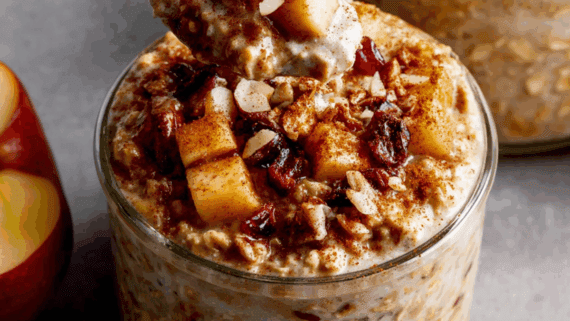 Apple Cinnamon Overnight Oats Recipe